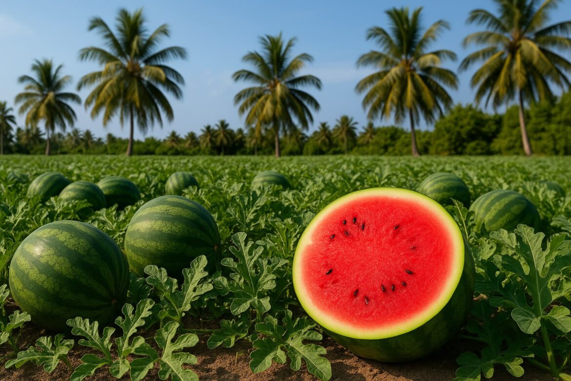 Watermelon field